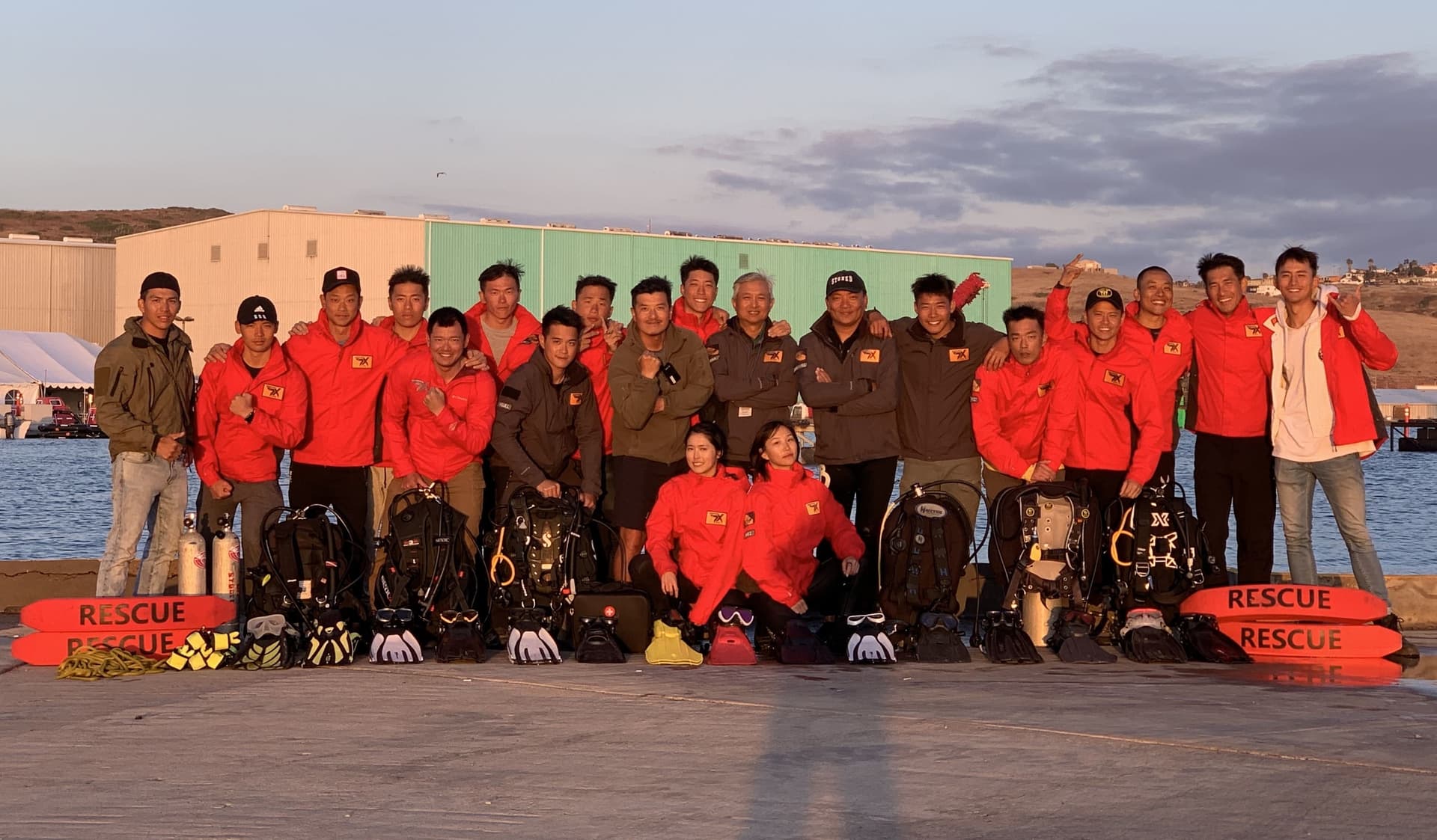 FX Hammer team on set