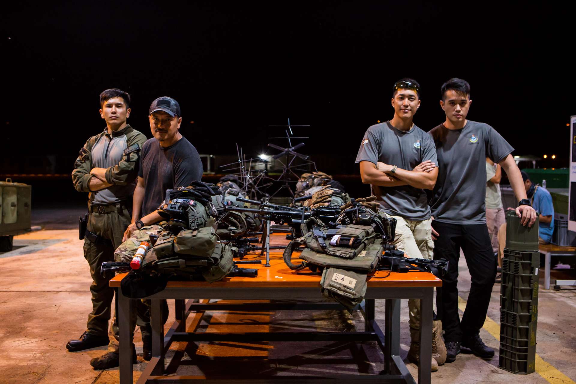 Desert operations team